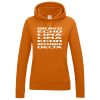 Ladies B.E.L.L.E.N.D Hoodie - Orange, 18