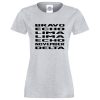Ladies B.E.L.L.E.N.D T-Shirt - Heather Grey, 18