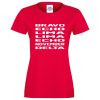 Ladies B.E.L.L.E.N.D T-Shirt - Red, 18
