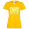 Ladies B.E.L.L.E.N.D T-Shirt - Yellow, 18