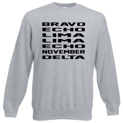 B.E.L.L.E.N.D Sweatshirt - Grey, 3XL