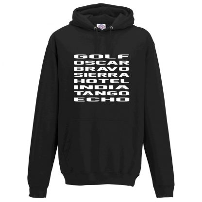 Mens G.O.B.S.H.I.T.E Hoodie - Black, 5XL