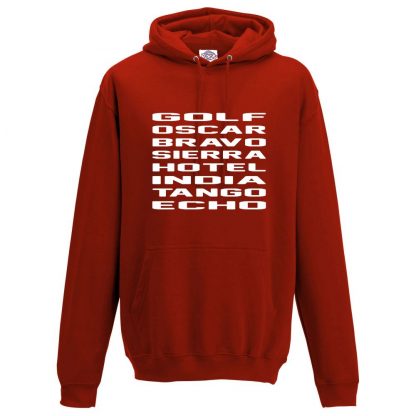 Mens G.O.B.S.H.I.T.E Hoodie - Red, 3XL