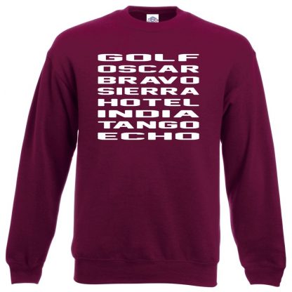 G.O.B.S.H.I.T.E Sweatshirt - Maroon, 2XL