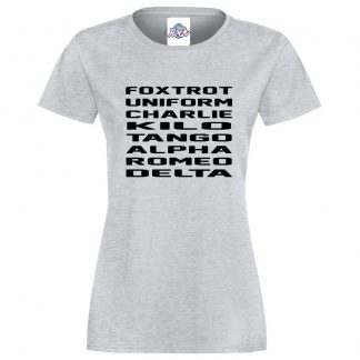 Ladies F.U.C.K.T.A.R.D T-Shirt - Heather Grey, 18