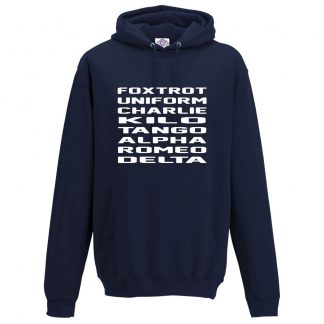 Mens F.U.C.K.T.A.R.D Hoodie - Navy, 5XL