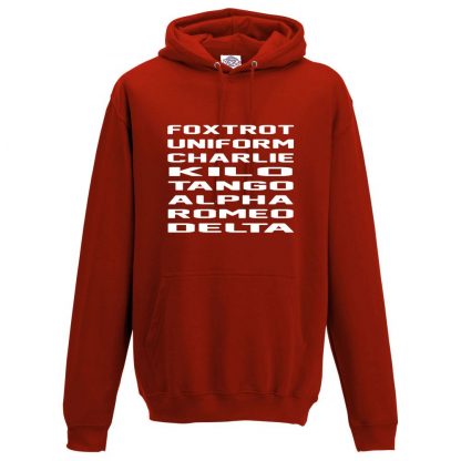 Mens F.U.C.K.T.A.R.D Hoodie - Red, 3XL