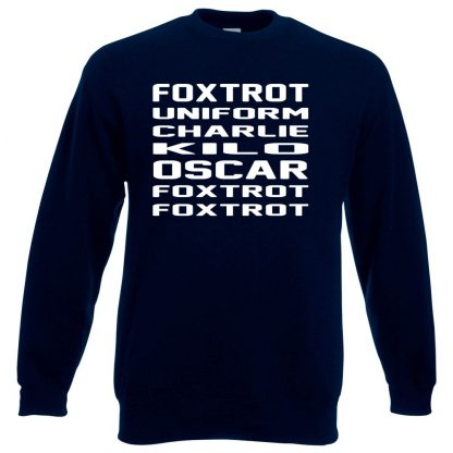 F.U.C.K.O.F.F Sweatshirt - Navy, 3XL