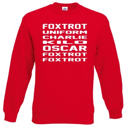 F.U.C.K.O.F.F Sweatshirt - Red, 2XL