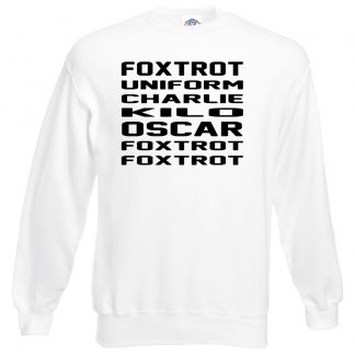 F.U.C.K.O.F.F Sweatshirt - White, 3XL