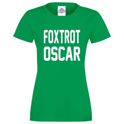 Ladies FOXTROT OSCAR T-Shirt - Kelly Green, 18