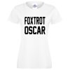 Ladies FOXTROT OSCAR T-Shirt - White, 18