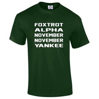 Mens F.A.N.N.Y T-Shirt - Forest Green, 2XL