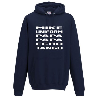 Mens M.U.P.P.E.T Hoodie - Navy, 5XL