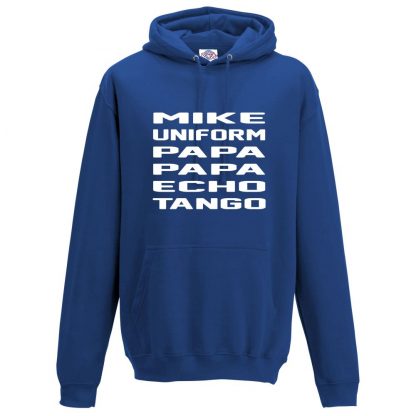 Mens M.U.P.P.E.T Hoodie - Royal Blue, 3XL