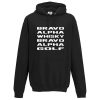 Mens B.A.W.B.A.G Hoodie - Black, 5XL