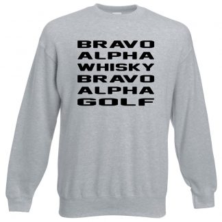 B.A.W.B.A.G Sweatshirt - Grey, 3XL