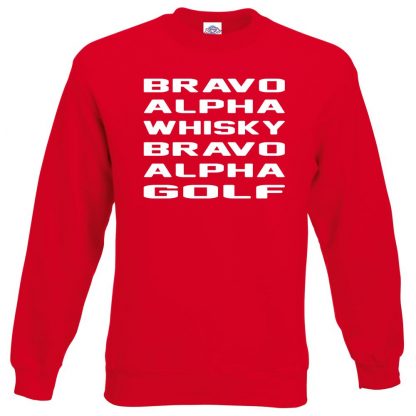 B.A.W.B.A.G Sweatshirt - Red, 2XL