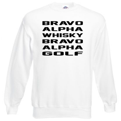 B.A.W.B.A.G Sweatshirt - White, 3XL