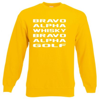 B.A.W.B.A.G Sweatshirt - Yellow, 2XL