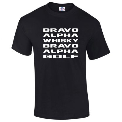Mens B.A.W.B.A.G T-Shirt - Black, 5XL
