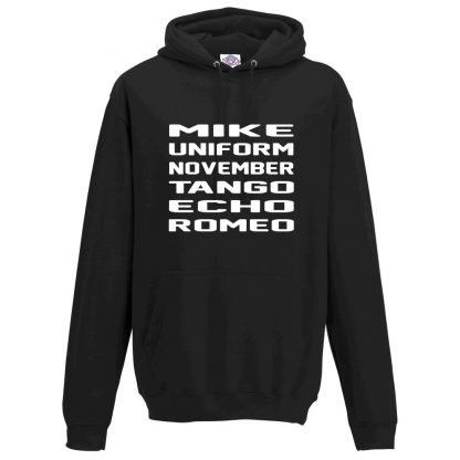 Mens M.U.N.T.E.R Hoodie - Black, 5XL