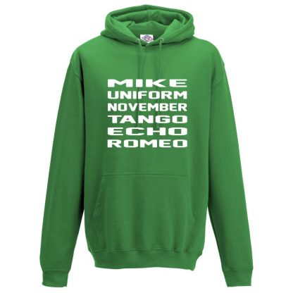 Mens M.U.N.T.E.R Hoodie - Kelly Green, 2XL