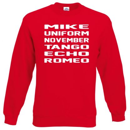 M.U.N.T.E.R Sweatshirt - Red, 2XL