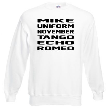 M.U.N.T.E.R Sweatshirt - White, 3XL