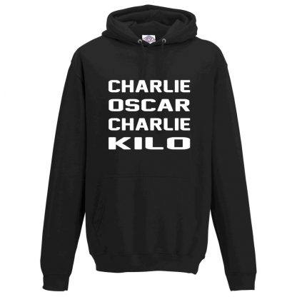 Mens C.O.C.K Hoodie - Black, 5XL