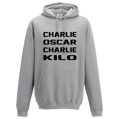 Mens C.O.C.K Hoodie - Charcoal, 2XL