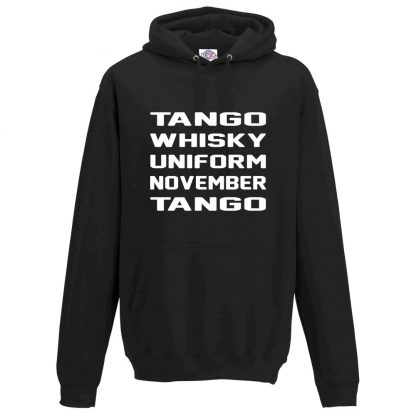 Mens T.W.U.N.T Hoodie - Black, 5XL