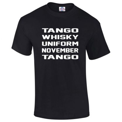 Mens T.W.U.N.T T-Shirt - Black, 5XL