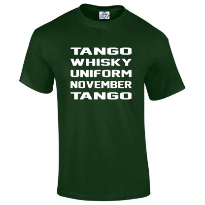 Mens T.W.U.N.T T-Shirt - Forest Green, 2XL