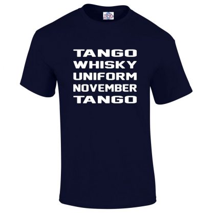 Mens T.W.U.N.T T-Shirt - Navy, 5XL