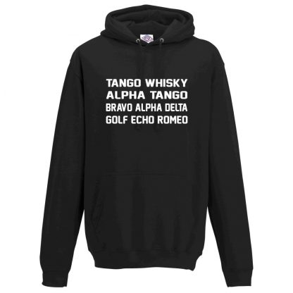 Mens T.W.A.T.B.A.D.G.E.R Hoodie - Black, 5XL