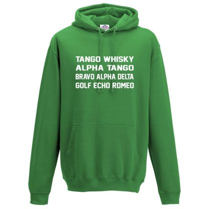 Mens T.W.A.T.B.A.D.G.E.R Hoodie - Kelly Green, 2XL