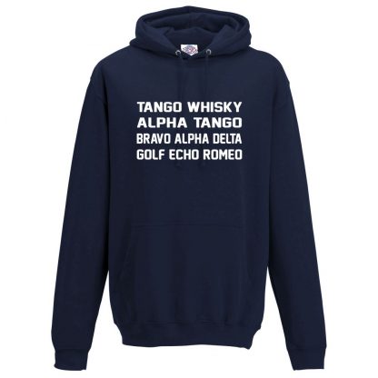 Mens T.W.A.T.B.A.D.G.E.R Hoodie - Navy, 5XL