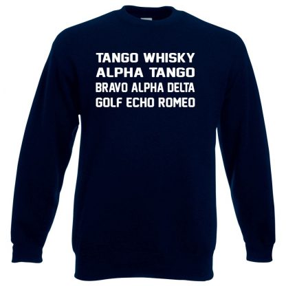 T.W.A.T.B.A.D.G.E.R Sweatshirt - Navy, 3XL