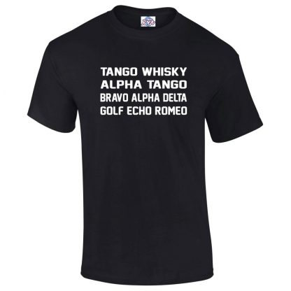 Mens T.W.A.T.B.A.D.G.E.R T-Shirt - Black, 5XL