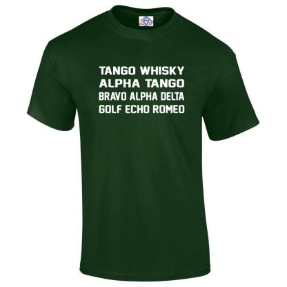 Mens T.W.A.T.B.A.D.G.E.R T-Shirt - Forest Green, 2XL