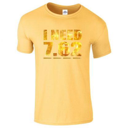 Mens I NEED 7.62 T-Shirt - Daisy, 2XL