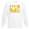 I NEED 9MM Sweatshirt - White, 3XL