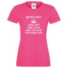 Ladies ARMY KEEP CALM T-Shirt - Pink, 18