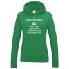 Ladies RAF KEEP CALM Hoodie - Kelly Green, 18